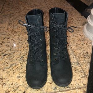 Black Timberland Booties - Size 7